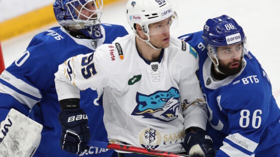    Московское "Динамо" обыграло "Барыс" в матче КХЛ Дарья Смирнова