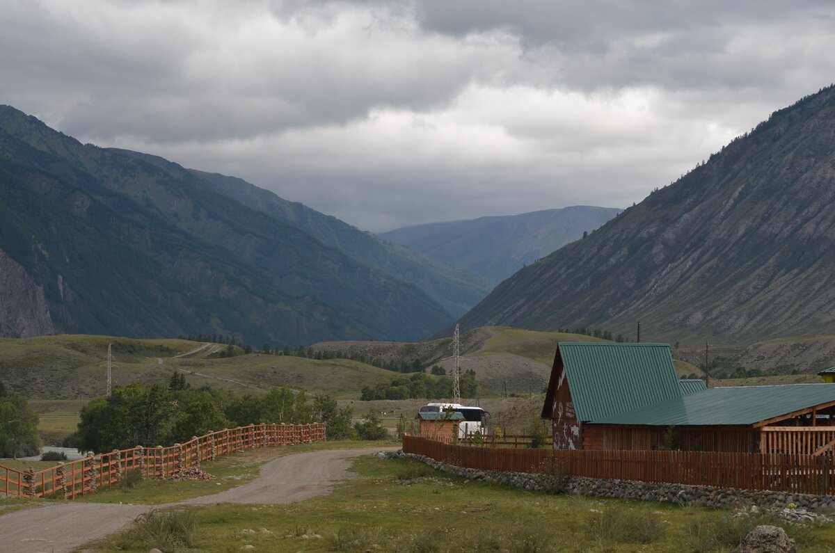 Село Акташ горный Алтай