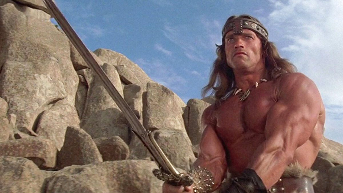 «Ко́нан-ва́рвар» (англ. Conan the Barbarian) премьера состоялась в 1982 году