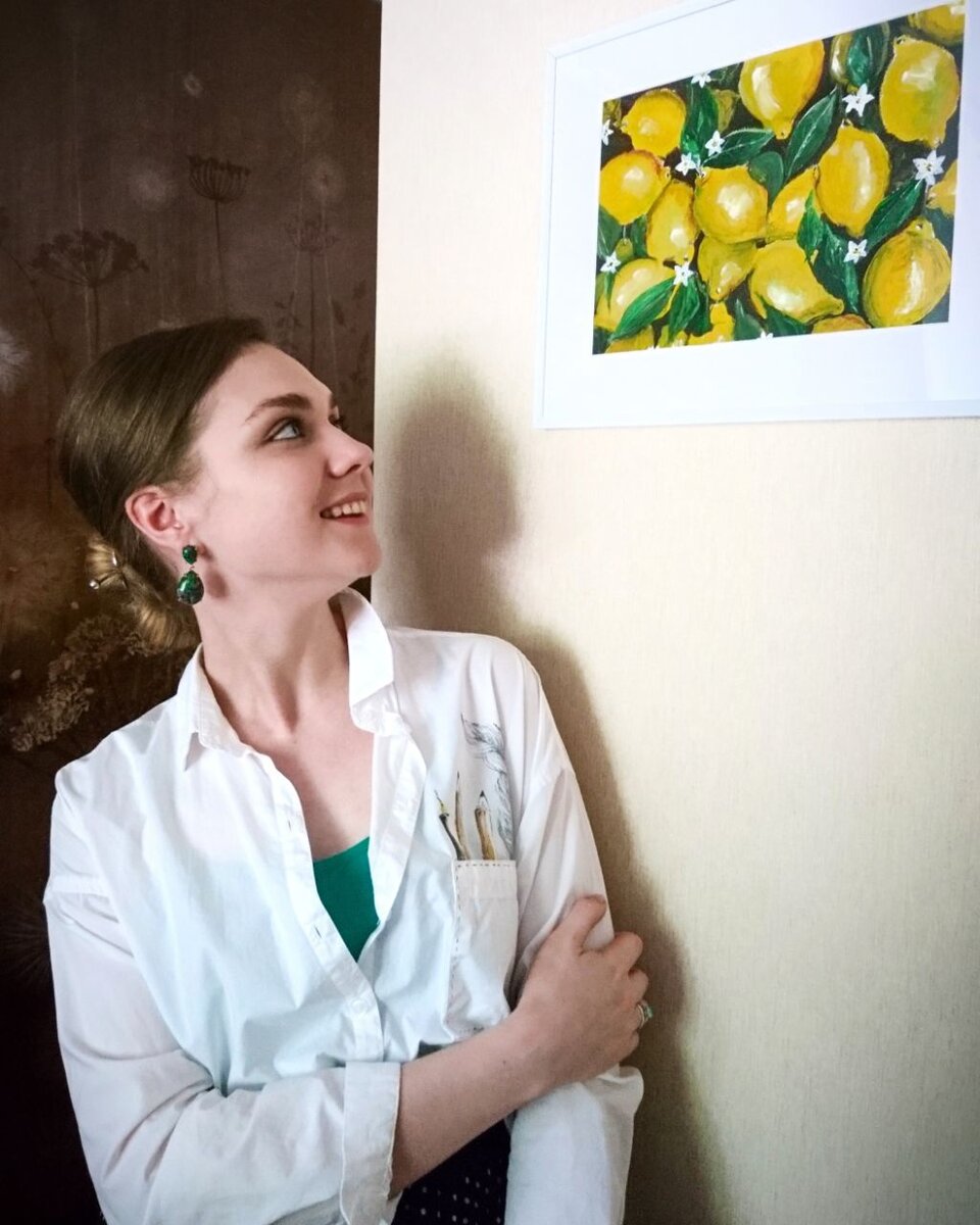 Когда о забытом хобби теперь напоминает рисунок, исполненный своими руками