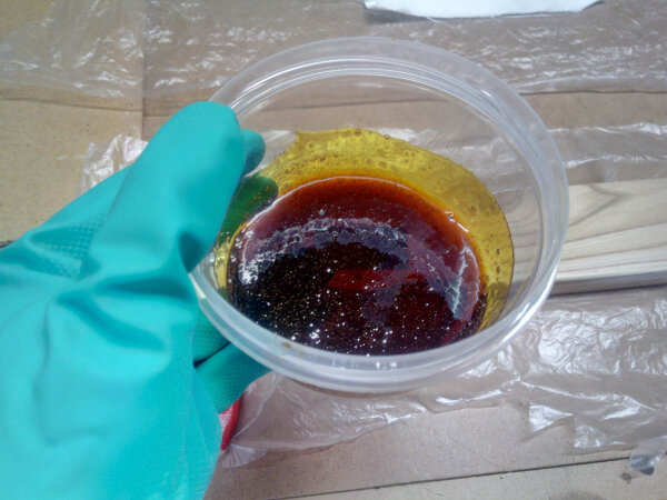 Смола с отвердителем