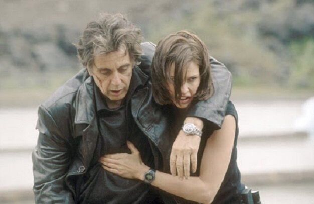 Аль Пачино и Хилари Суэнк в фильме "Бессонница" 2002 г.