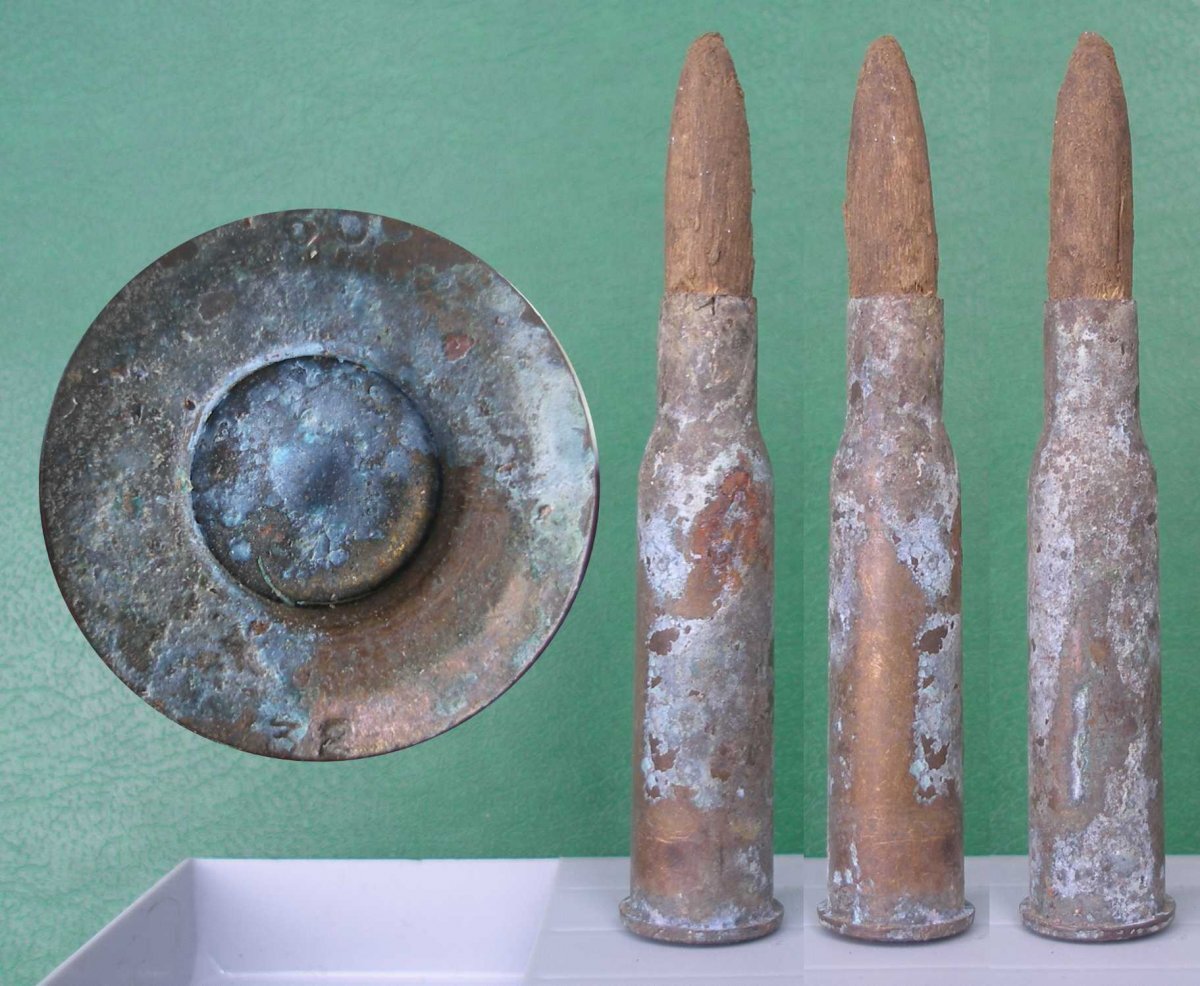 Прошу прощения за такое фото. Найти изображение патрона в хорошем состоянии не удалось.