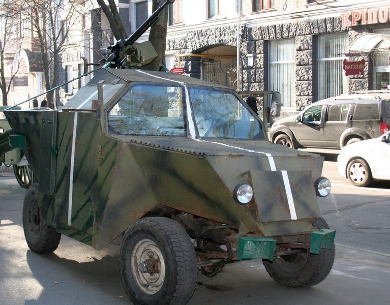 Бронепугало ВСУ