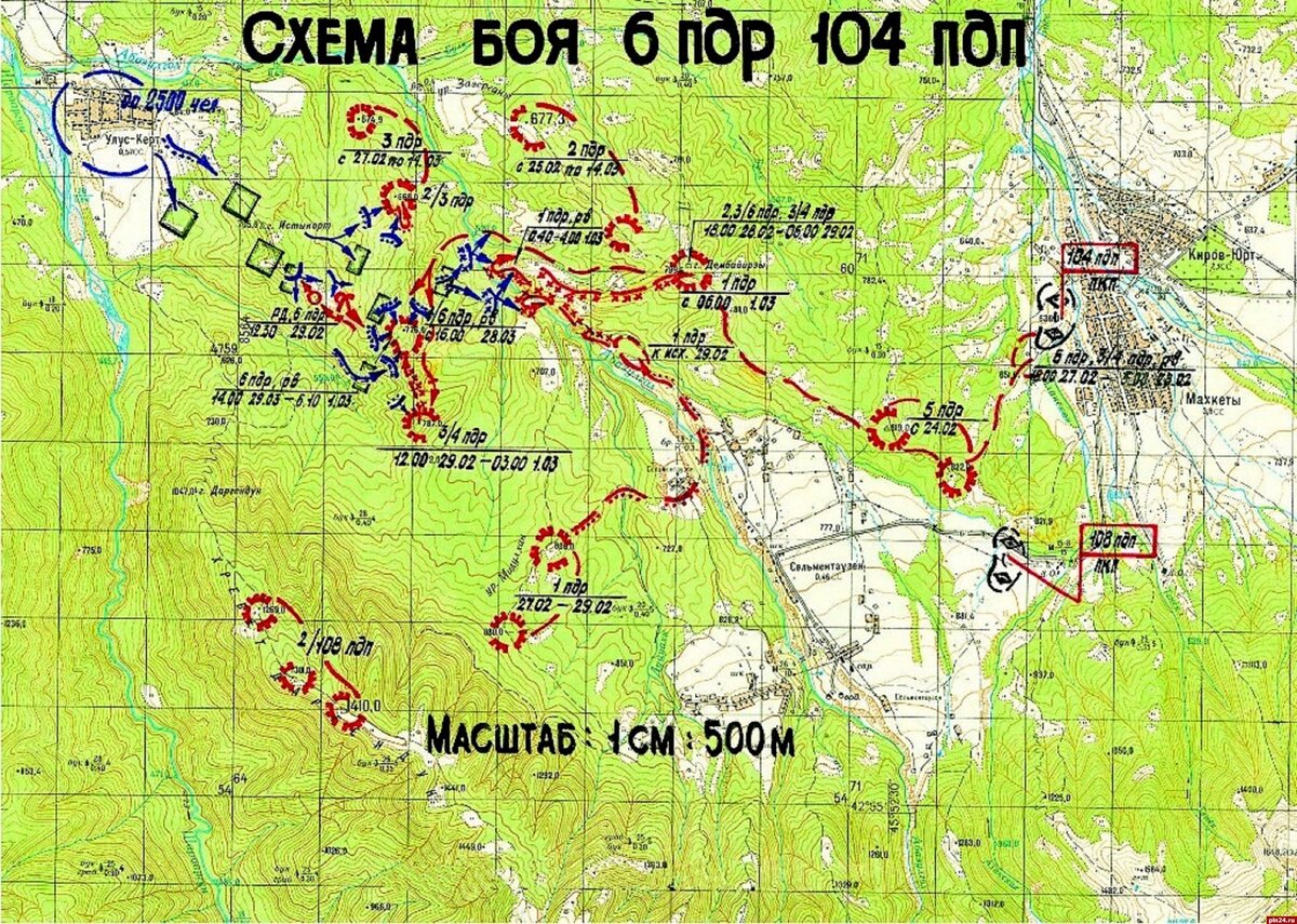 Карта боя своими