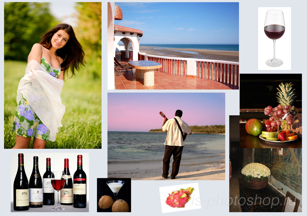 Коллаж из фотографий, купленных в фотобанках, и со свободной лицензией на использование.