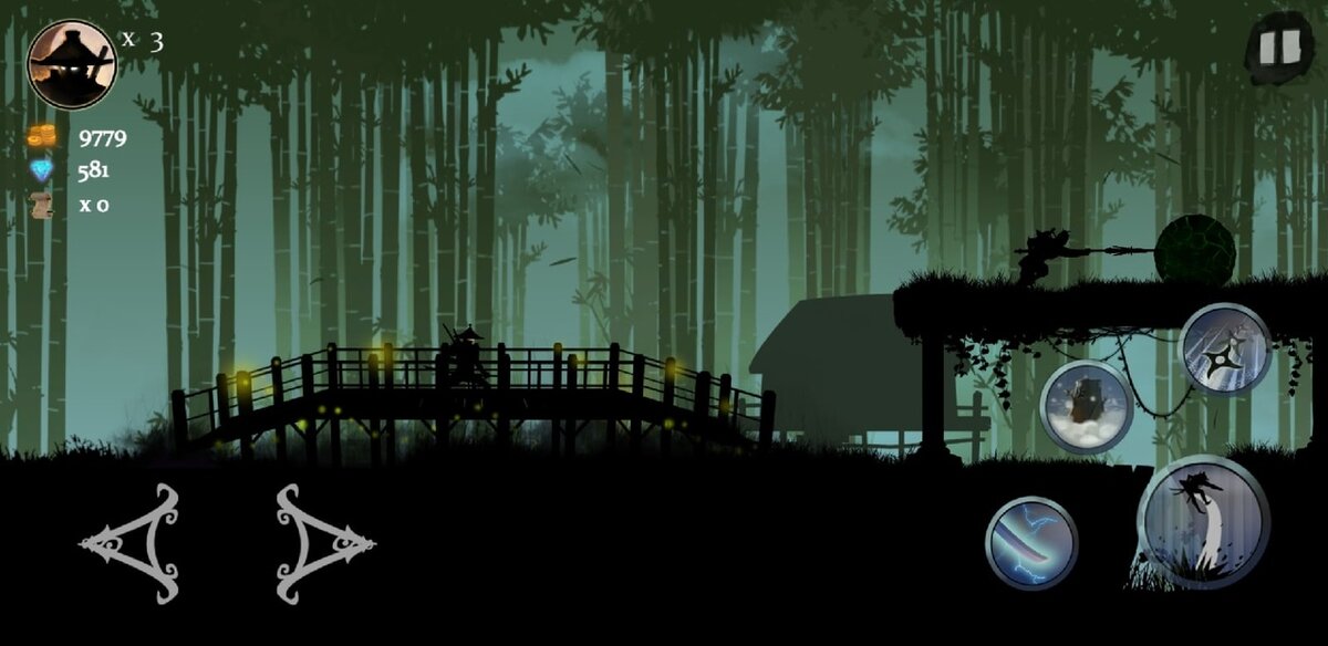 Наш ниндзя готовится ликвидировать очередного стражника