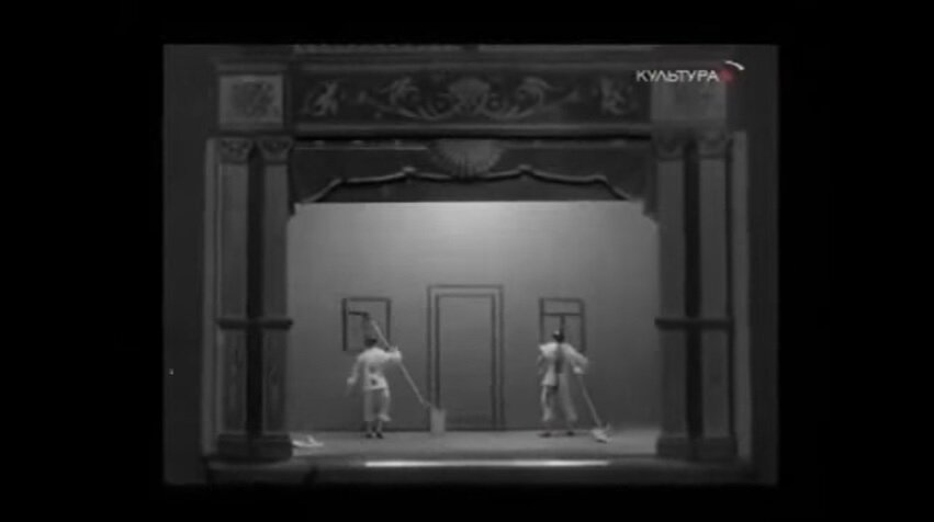 Кадр из фильма "Пьеро-художники", ок. 1907.