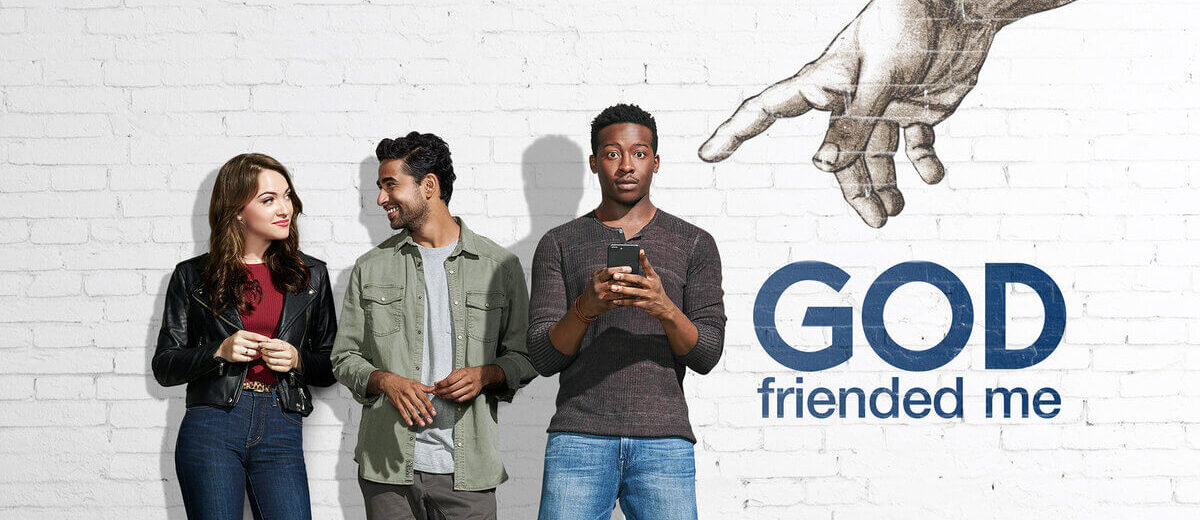 Постер к сериалу ''Бог меня зафрендил''