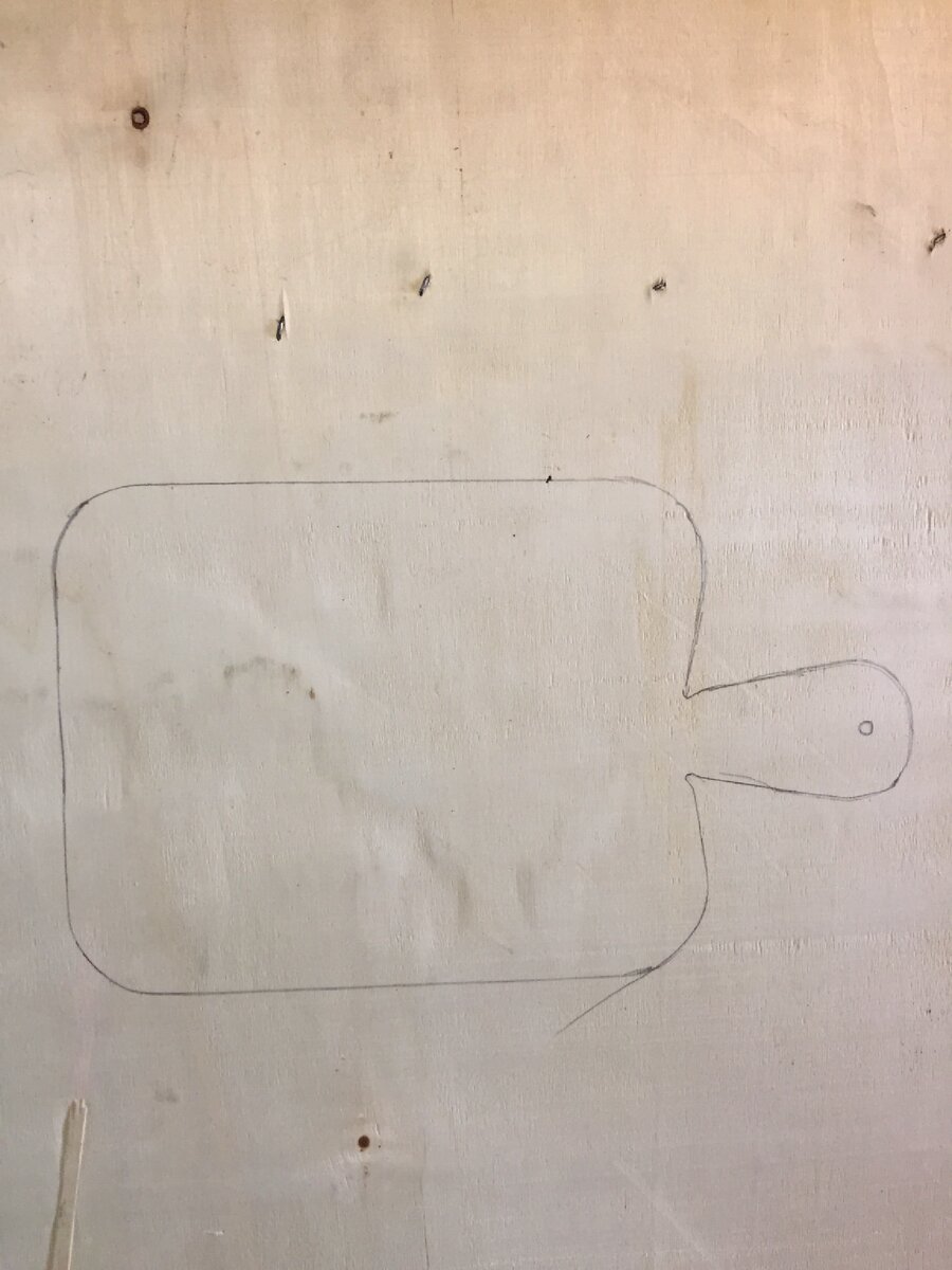 Нарисовал будущую доску