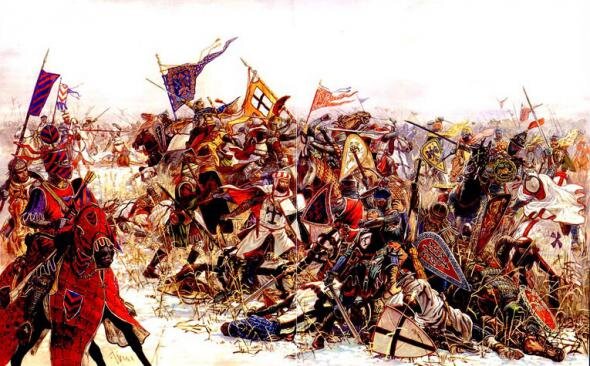 Ход сражения (фантазия художника). Фото: https://s00.yaplakal.com