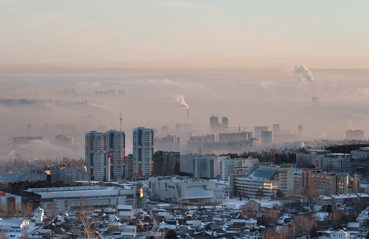 Смог зимой с декабря по март в Красноярске. Что мы променяли?