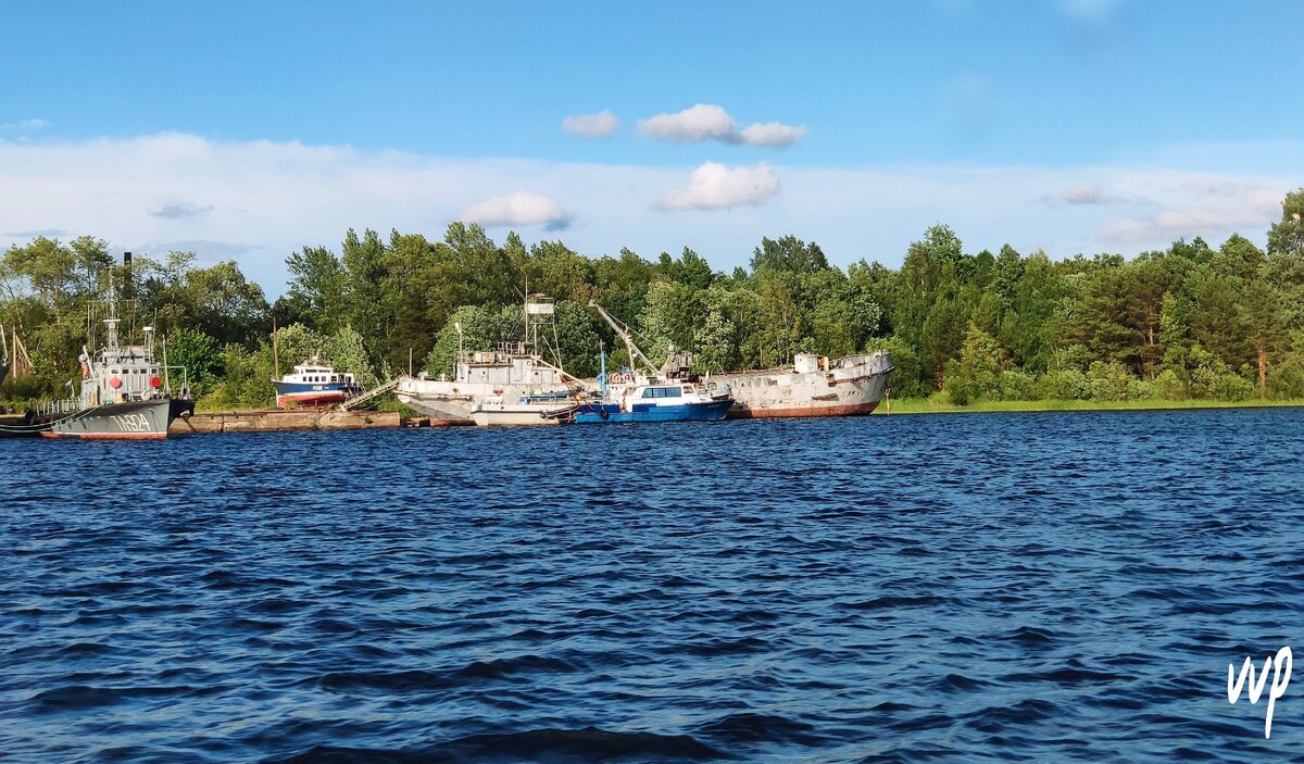 В бухте Владимирской настоящее кладбище военных и рыбацких кораблей