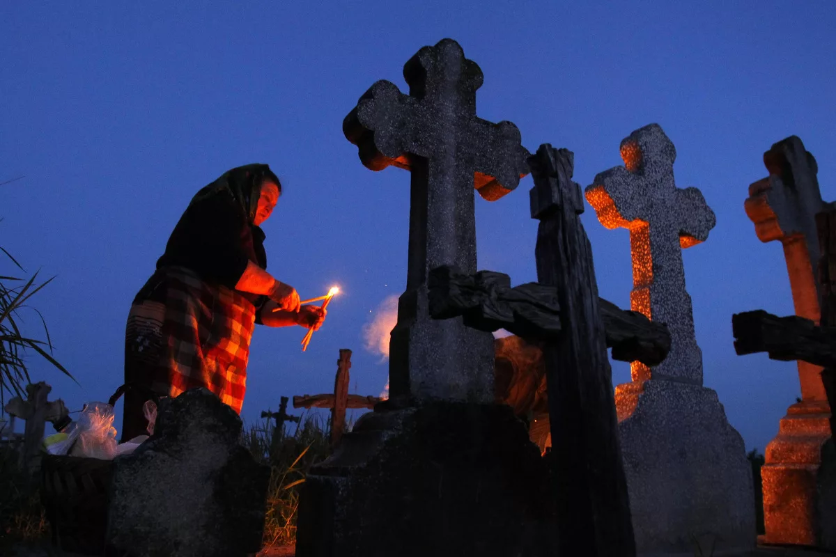 Обряд на погосте