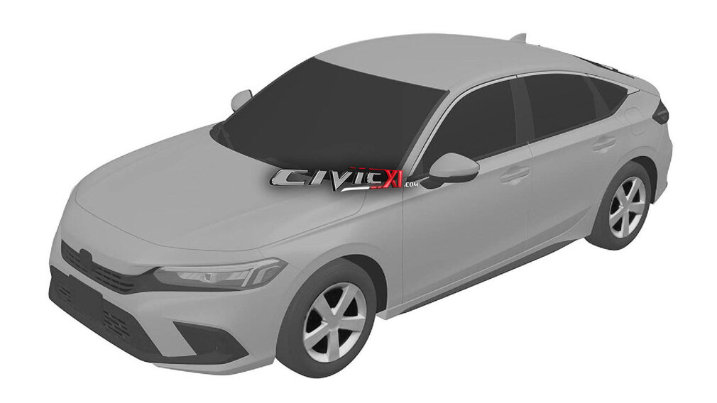 Патентное изображение новой Honda Civic, фото: civicxi.com