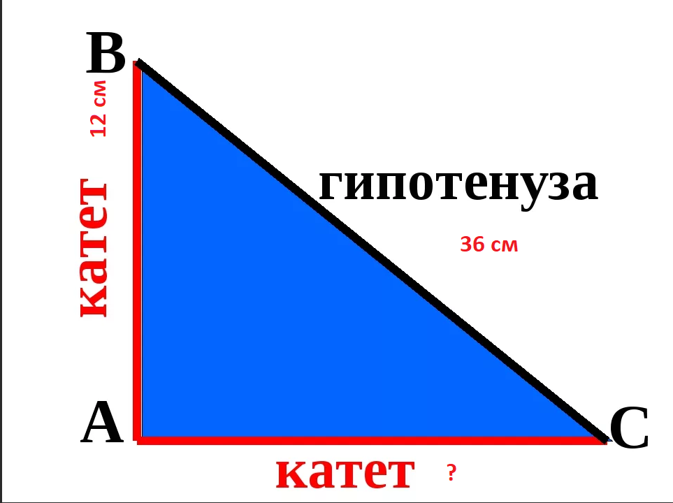 Гипотенуза больше любого катета