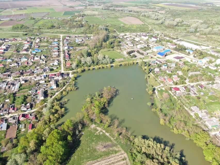 Вид на село сверху