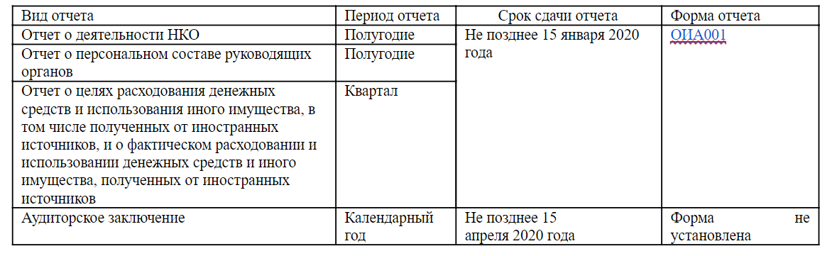 Годовой отчет нко о деятельности образец