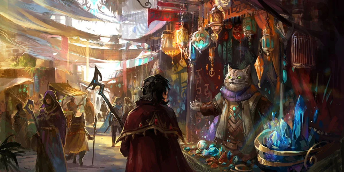 На рынке ты сможешь достать все, что тебе нужно и даже больше..