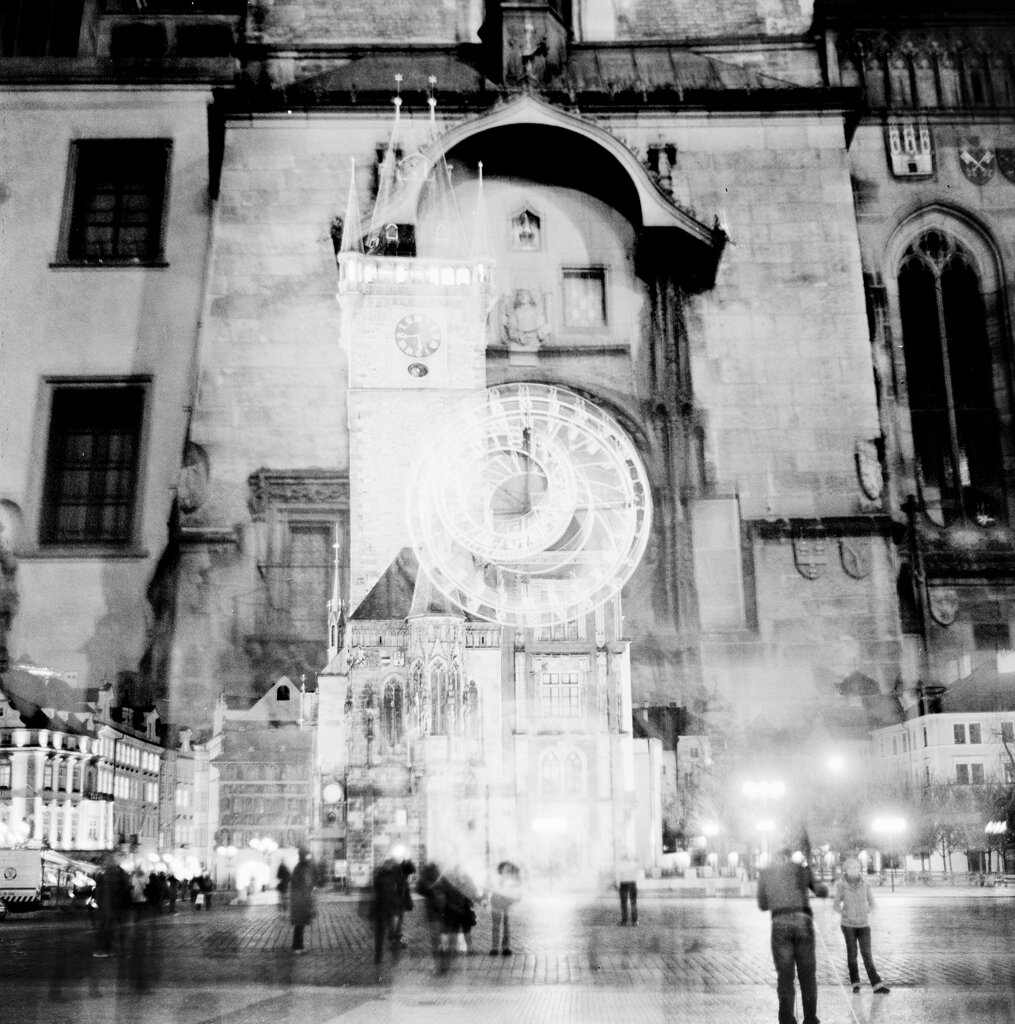 Прага, Староместская площадь. Камера "Киев 88"