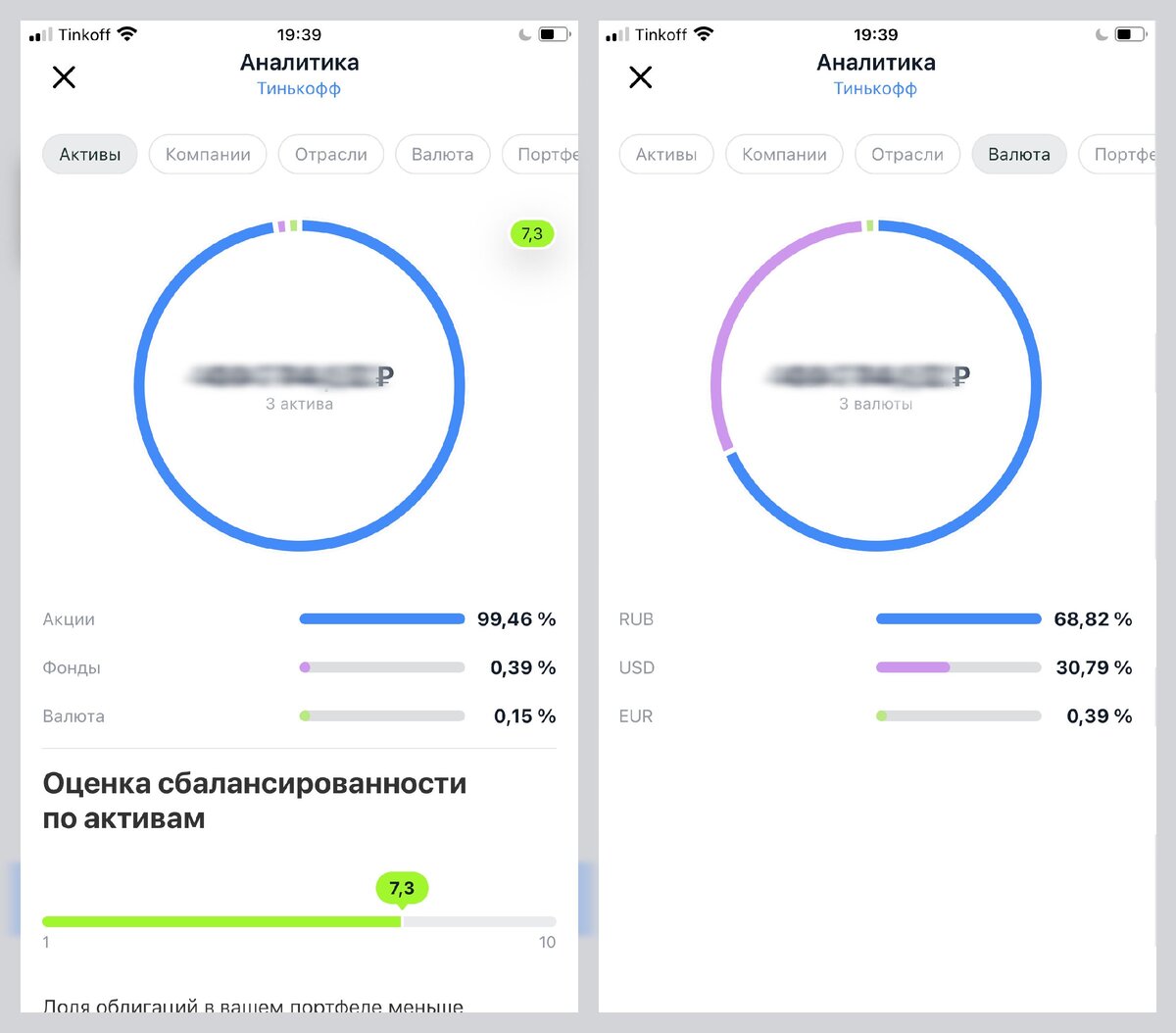 Состав моего портфеля