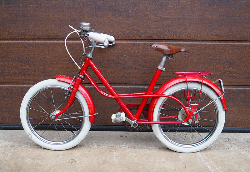 Детский французский велосипед Motobecane 1960-х годов из коллекции Веломузея Андрея Мятиева.