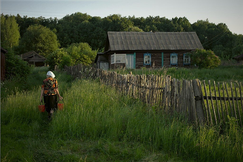 обычное деревенское утро