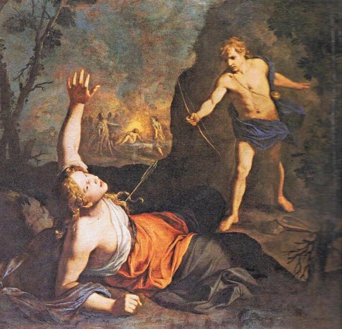 Аполлон и Коронида. 
