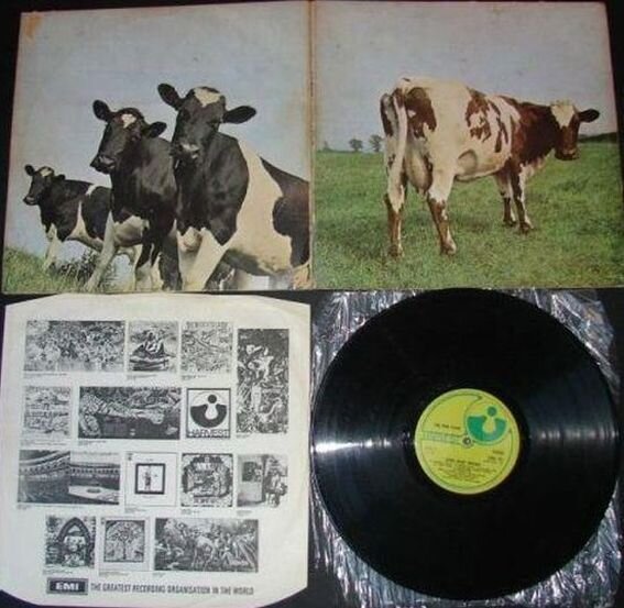 Pink Floyd "Atom Heart Mother", 1970 год выпуска
