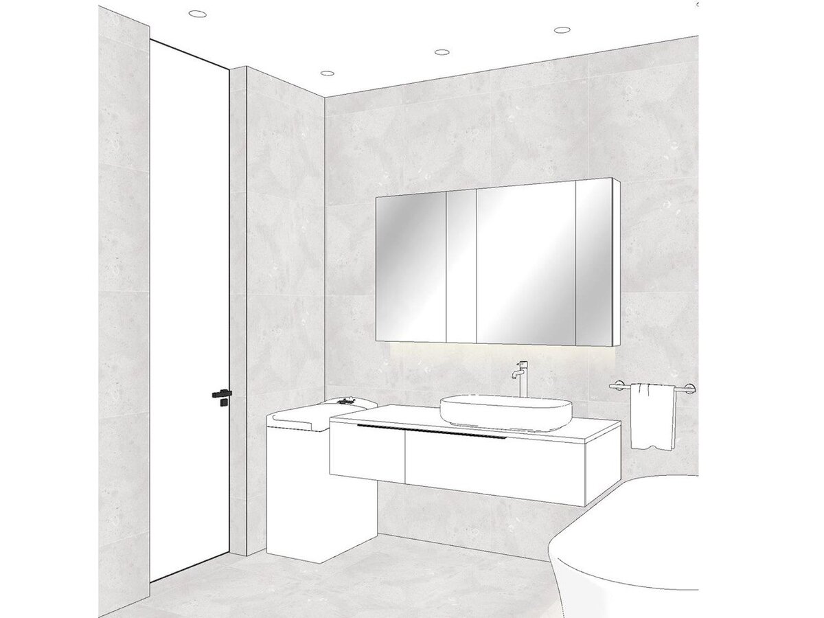 Проект ванной комнаты, Екатеринбург