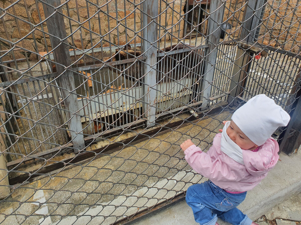 Ребенок и мишка