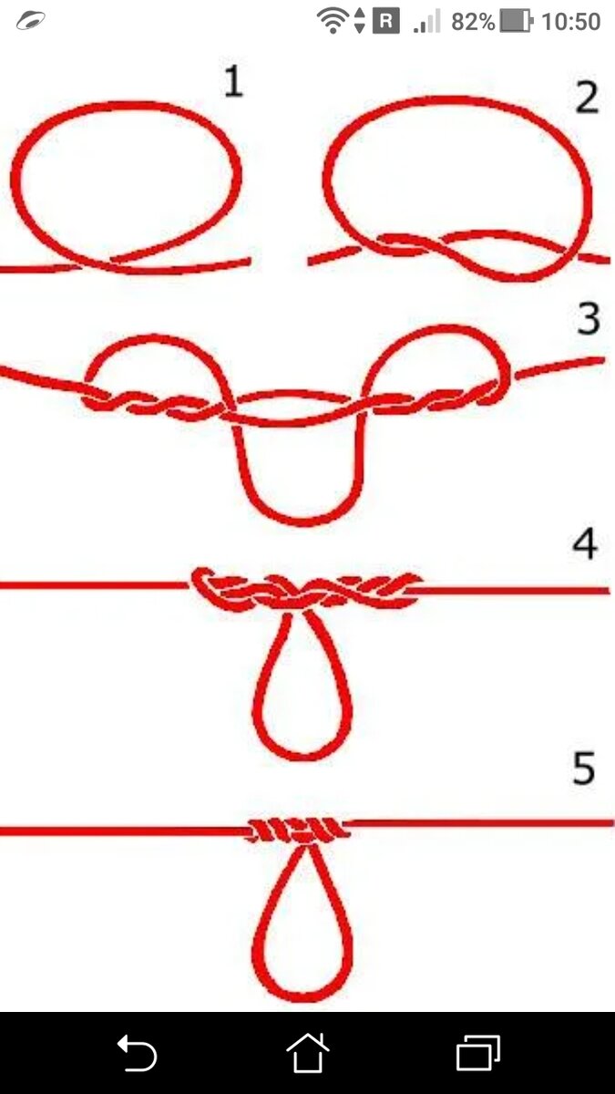 Узел петля. Узел для привязывания поводка к основной леске. Как завязать петлю на леске для поводка. Узел для крепления поводка к основной леске. Петлевой узел для рыбалки.