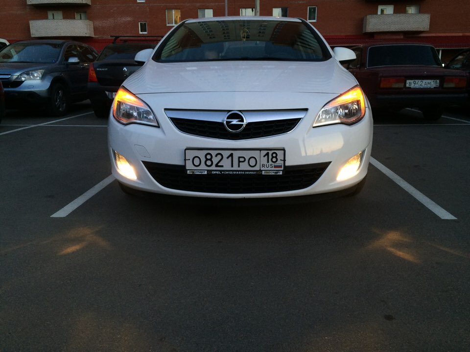 ДХО на Opel Astra H