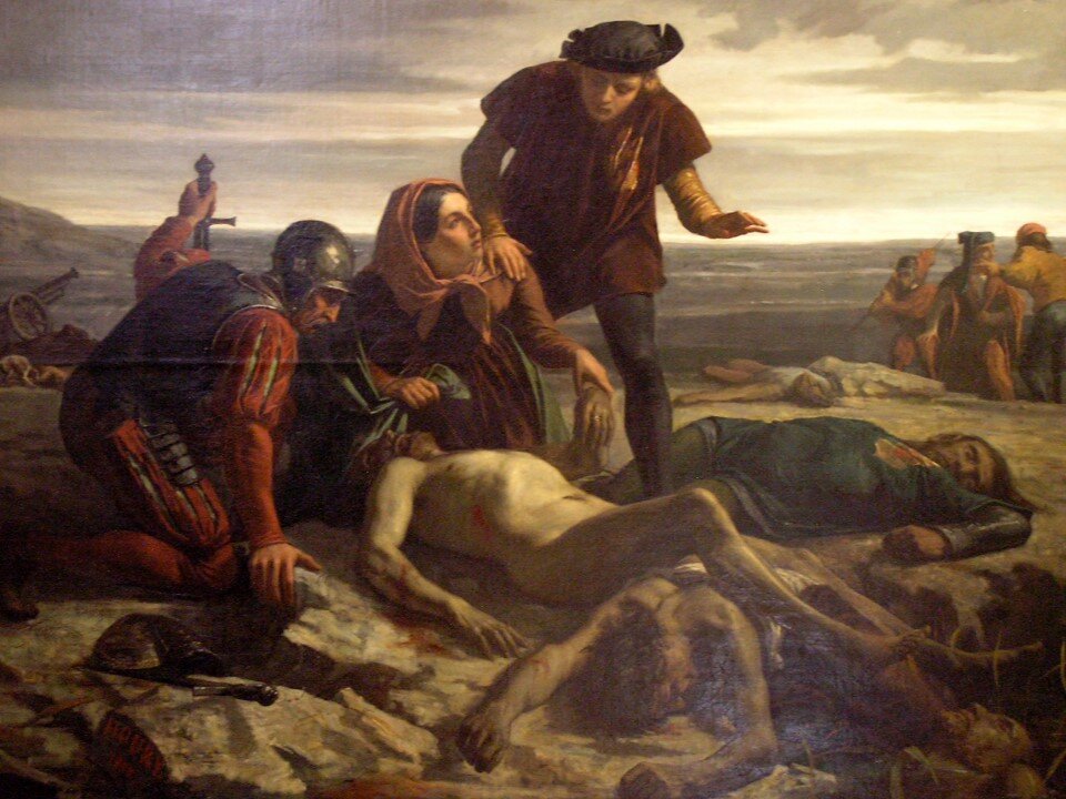 Гибель Карла Смелого в битве при Нанси