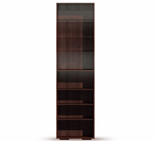 Размер (мм): длина - 601
высота - 2150
глубина - 466

Материал: корпус - ЛДСП, фасад - массив и шпон бука
Цвет: корпус - бук тирольский, фасад - Горький шоколад