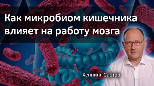 Как микробиом кишечника влияет на работу мозга, Хеннинг Сартор. III медицинская конференция Verba Mayr