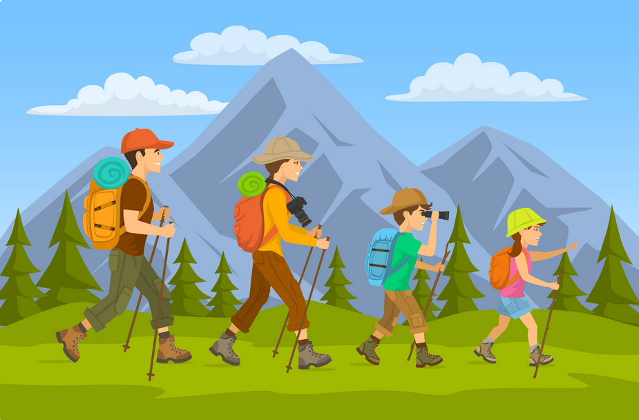 Путешествие к морю по горе