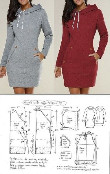 Платье в спортивном стиле на широком поясе по низу, карман можно сделать кенгуру, или в боковых швах, комбинированное.