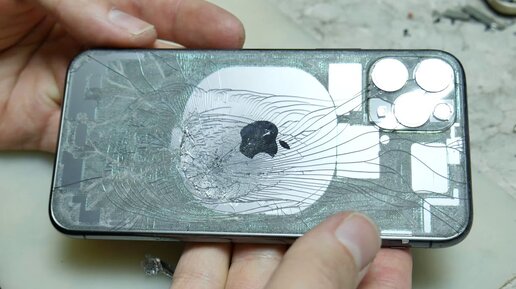 Iphone 11 PRO / Замена заднего стекла без разборки на лазере/ 11 Pro Backglass replacement