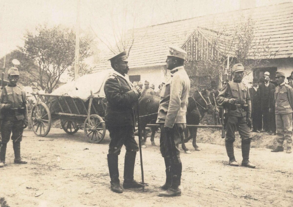 Корнилов в австрийском плену, 1915 год