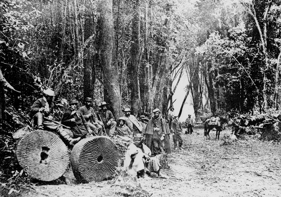 Чилийские солдаты во время завоевания Араукании, 1880-е годы