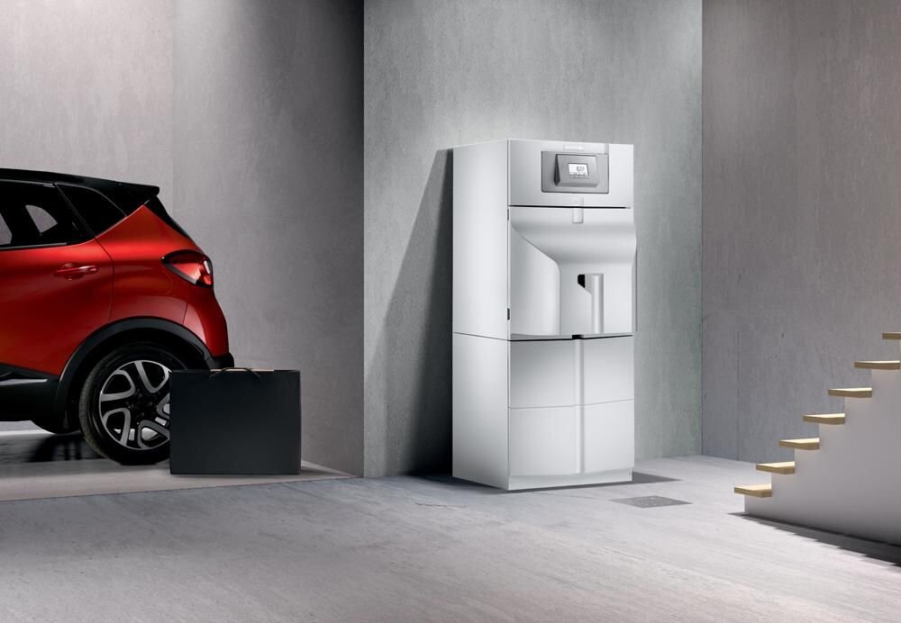 Наддувный чугунный котел DeDietrich (Франция)