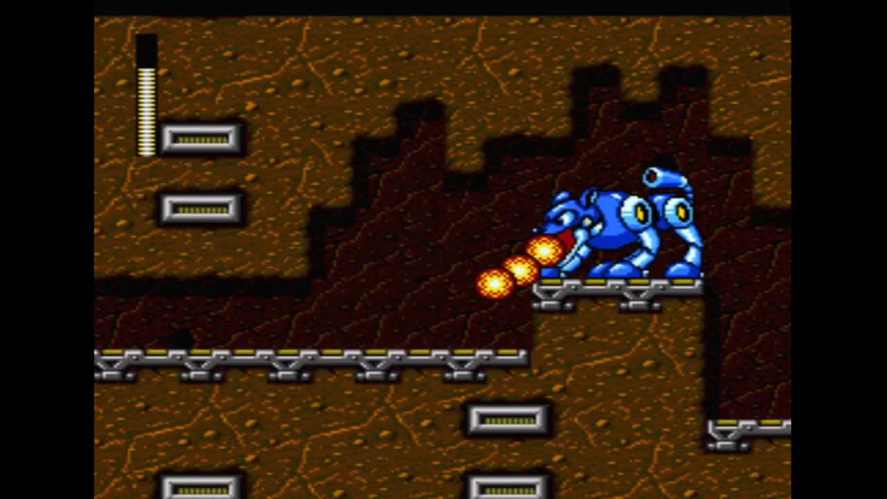 Sega Mega Drive 2 (Smd) 16-bit MegaMan (RockMan) 2 part WoodMan stage