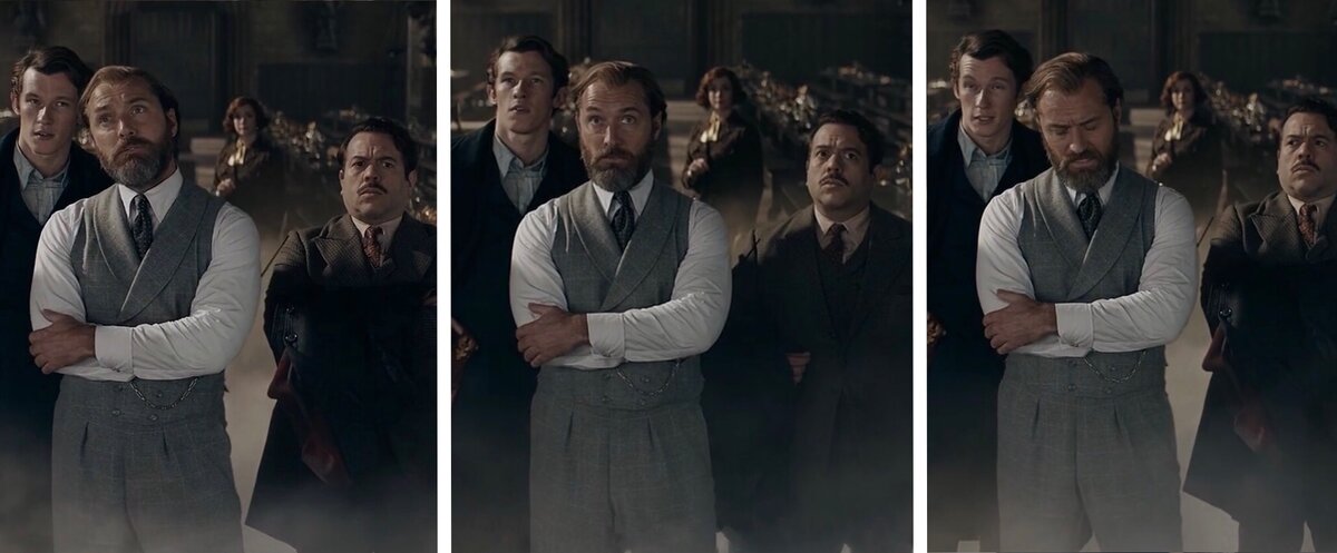 Кадры из фильма «Фантастические твари: тайны Дамблдора», 2022