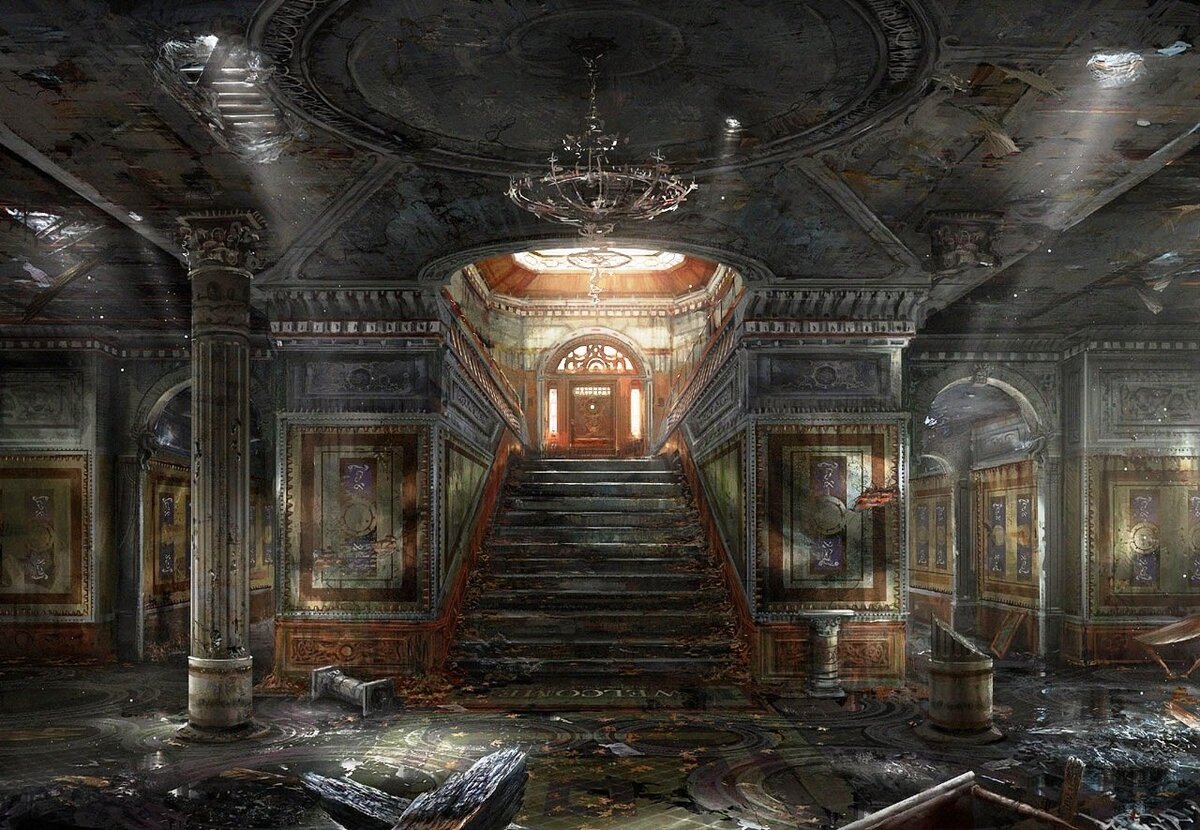 в замке хаус... 