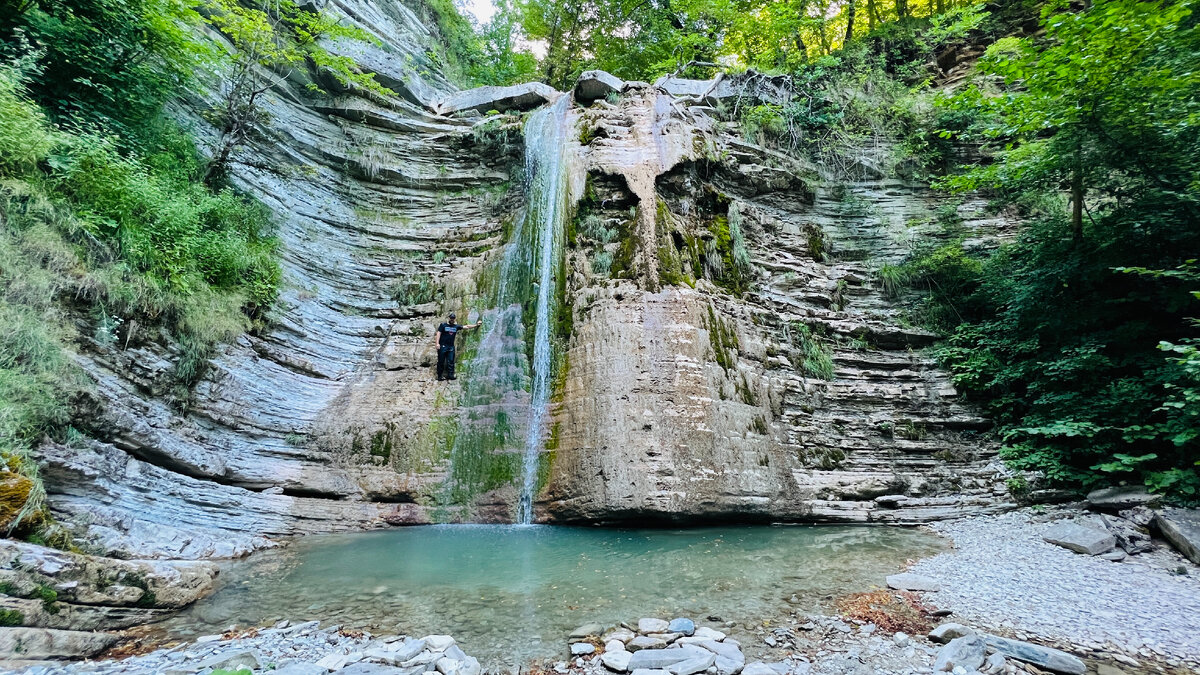 Водопады в геленджике фото