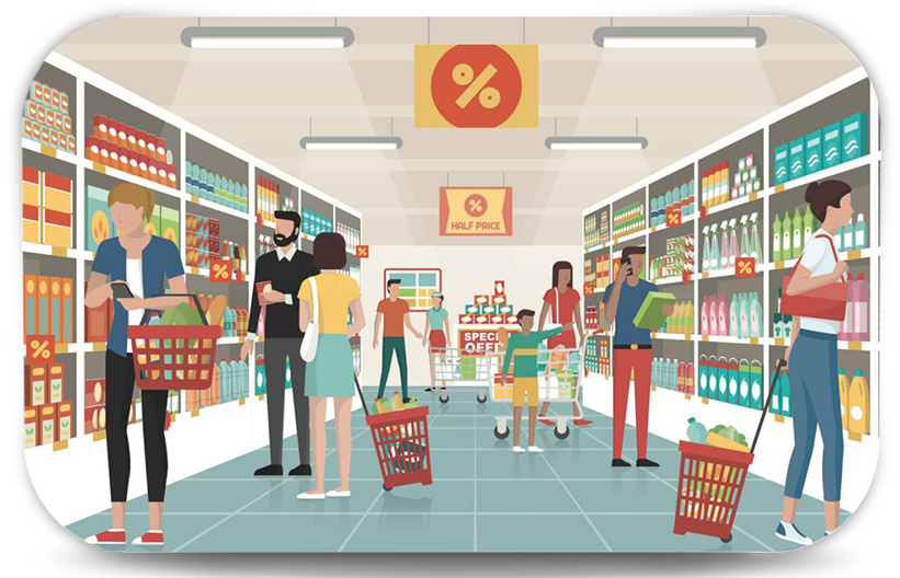 Торговый зал - лучшее место для рекламы!