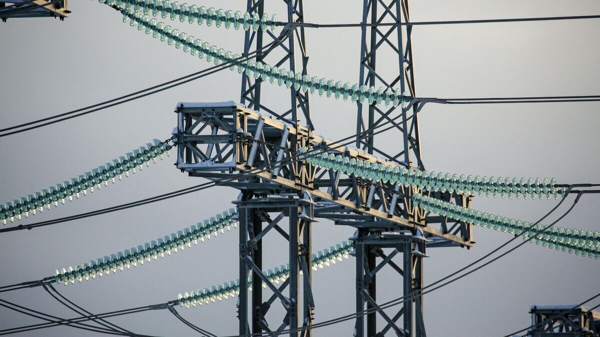    Стеклянные изоляторы на линиях электропередач© РИА Новости / Павел Львов