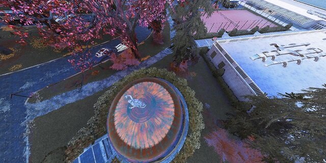 Вот под этим самым куполом и расположен фонтанчик источника