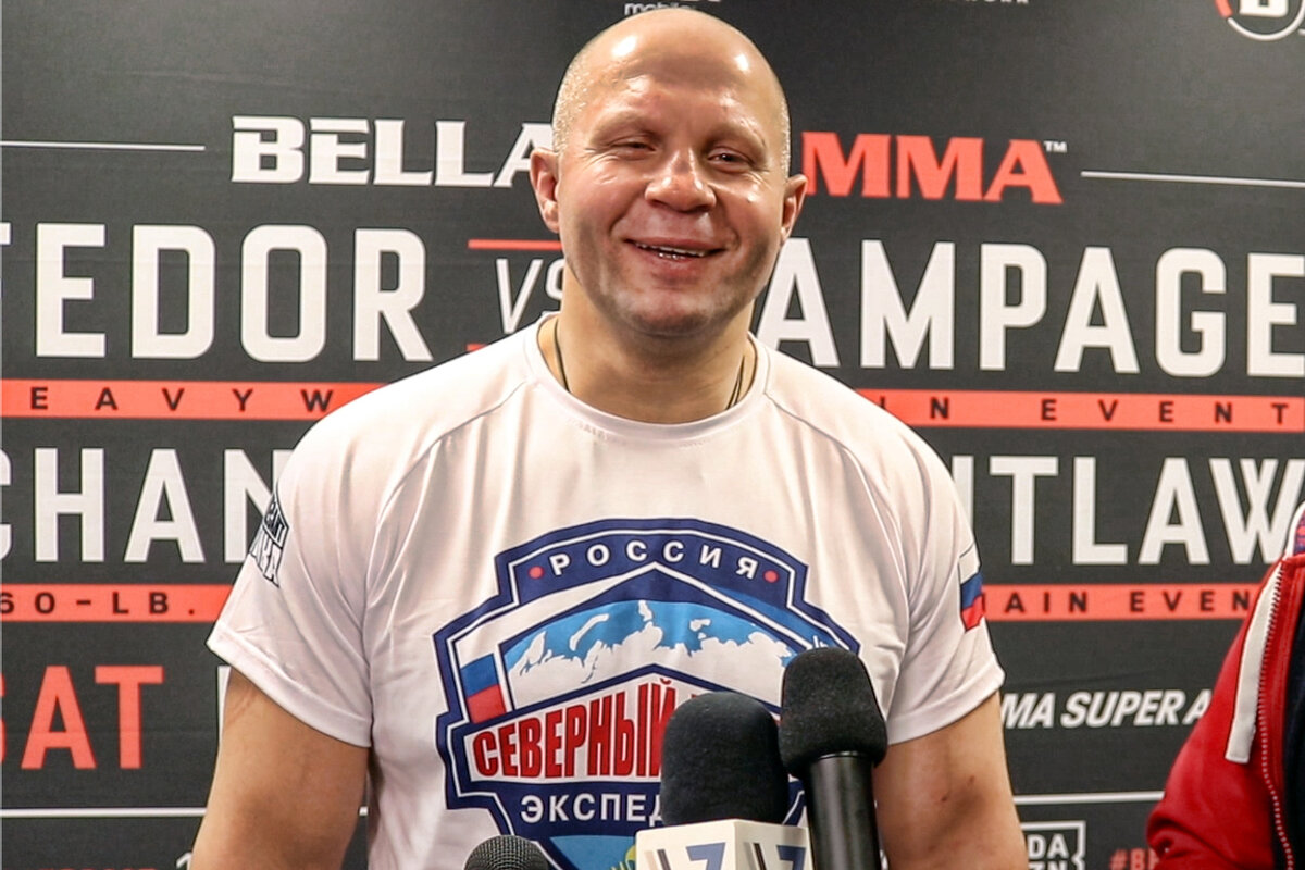 Федор Емельяненко | Фото https://mmajunkie.usatoday.com/2019/12/fedor-emelianenko-retirement-bellator-237-clarifies-knockout-rampage